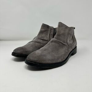 Rogue Men's Gray Suede Boots